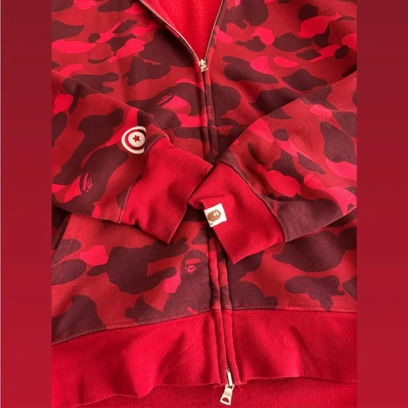 Red bapsta hoodie